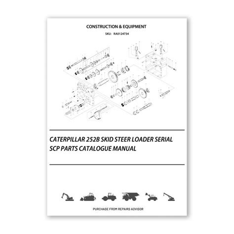 252 cat skid steer bucket arm parts|Caterpillar® 252B Parts .